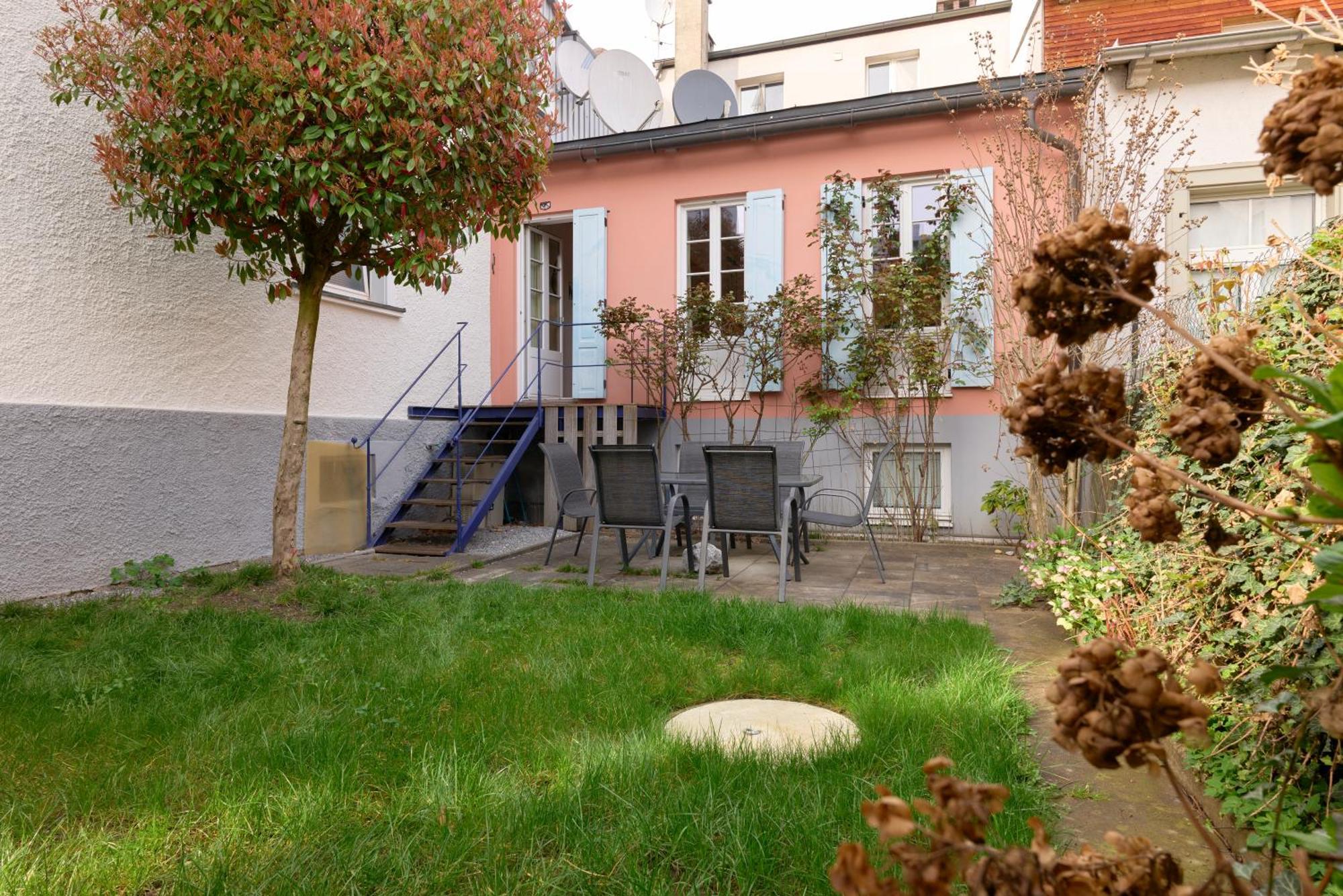 Stilvolle Gartenterrassenwohnung Mitten In 布雷根茨 外观 照片